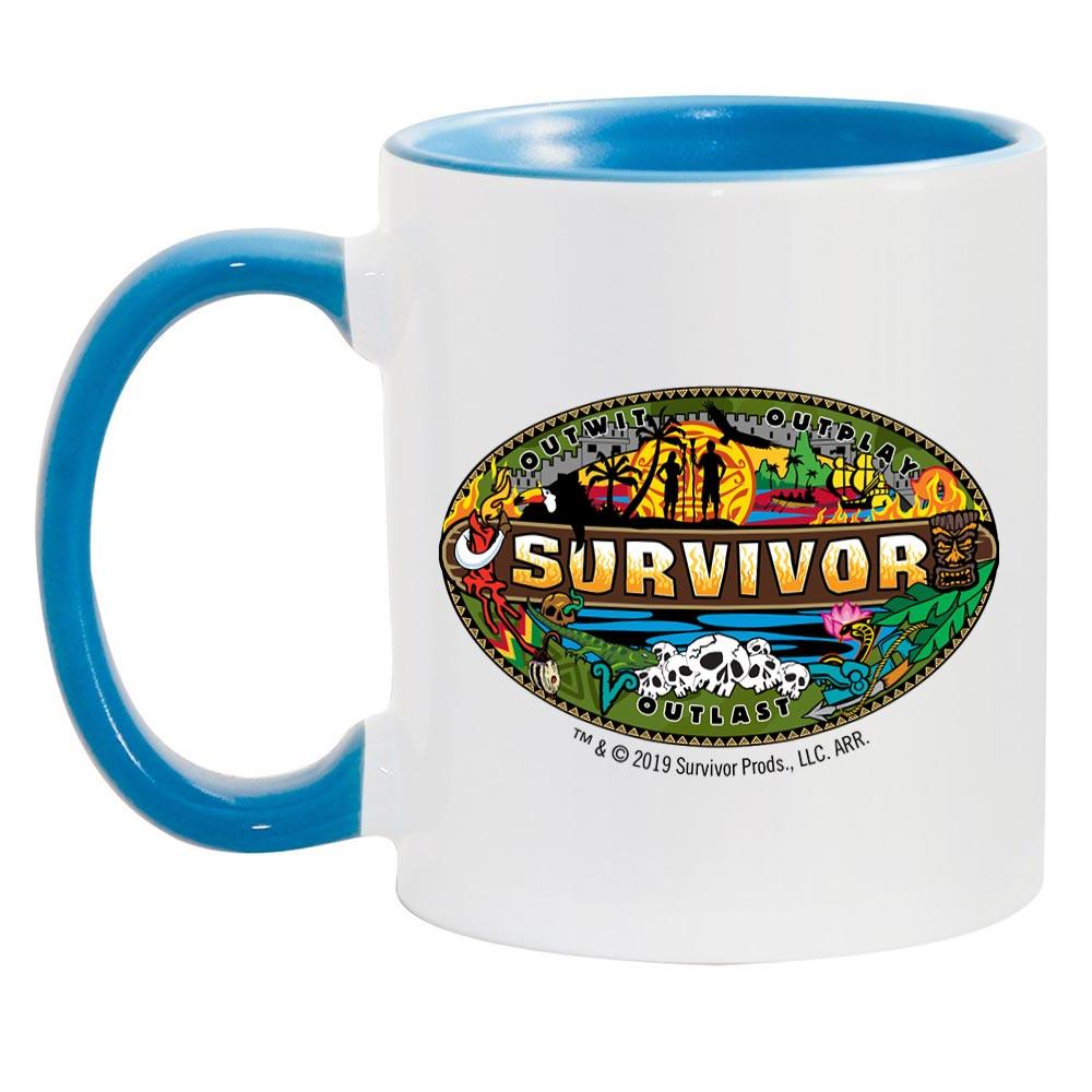 Survivor Mashup Logo Two Tone Mug | Official CBS Entertainment Store