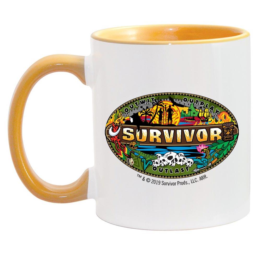 Survivor Mashup Logo Two Tone Mug | Official CBS Entertainment Store