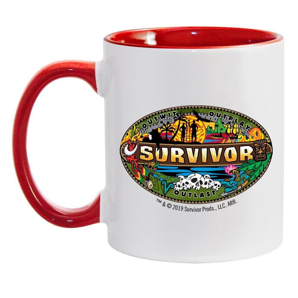 Survivor Mashup Logo Two Tone Mug | Official CBS Entertainment Store