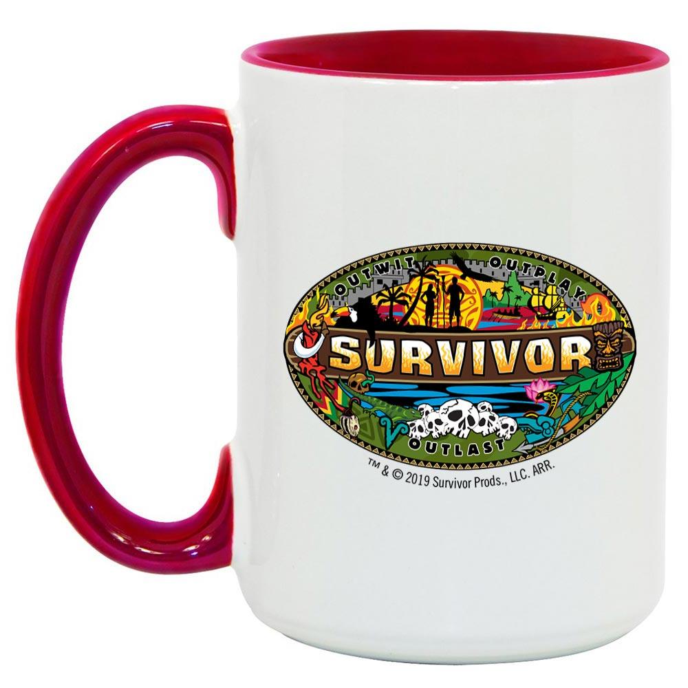 Survivor Mashup Logo Two Tone Mug | Official CBS Entertainment Store