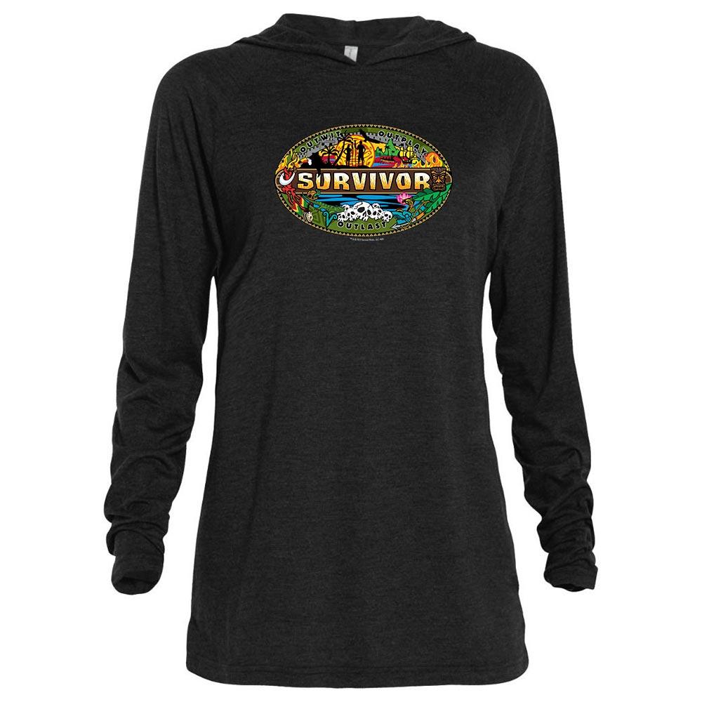 Survivor Mashup Logo Tri-Blend Raglan Hoodie