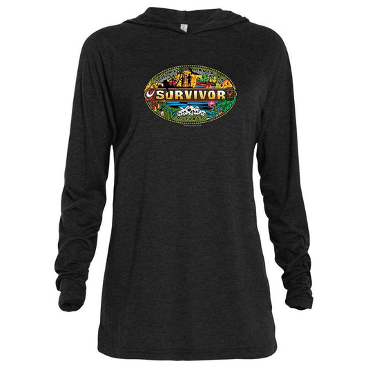 Survivor Mashup Logo Tri-Blend Raglan Hoodie