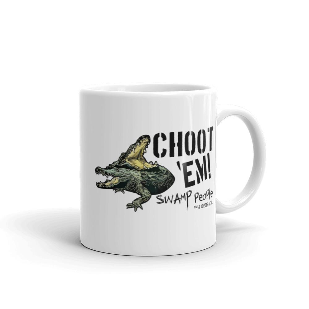 Swamp People "Choot 'Em!" White Mug