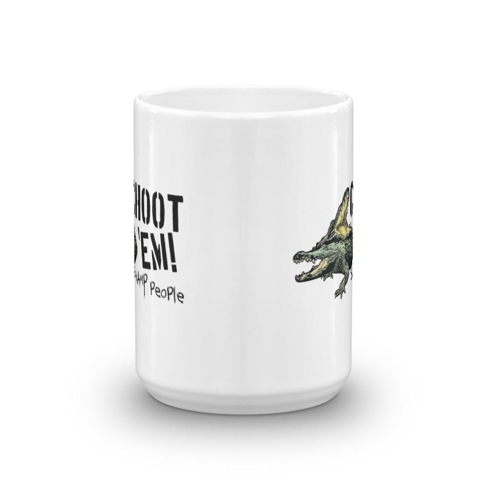 Swamp People "Choot 'Em!" White Mug