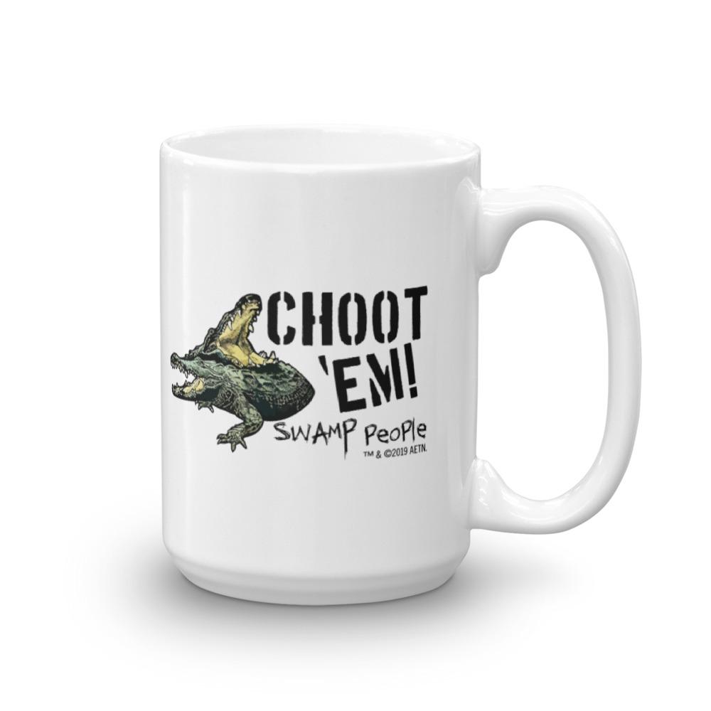 Swamp People "Choot 'Em!" White Mug