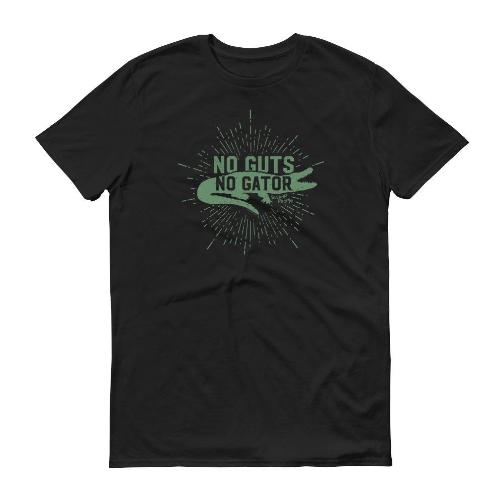 Swamp People No Guts No Gator Adult Short Sleeve T-Shirt