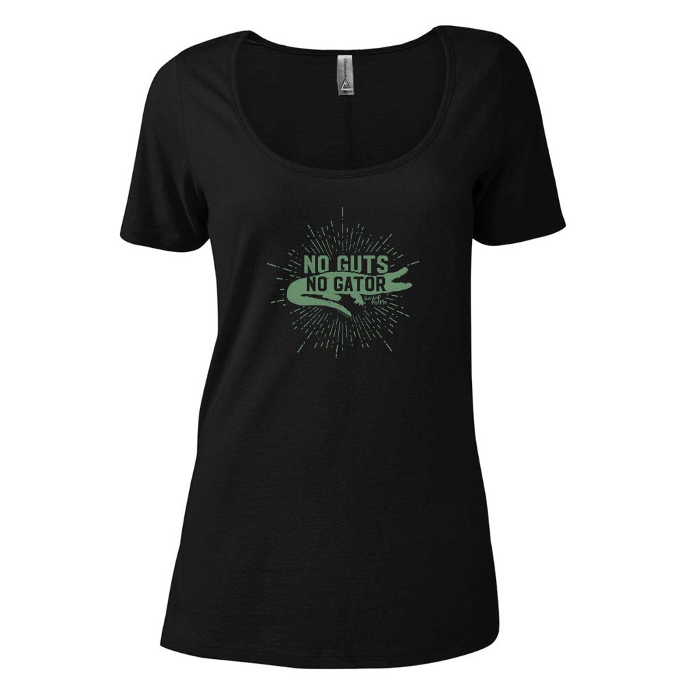Swamp People No Guts No Gator Women's Relaxed Scoop Neck T-Shirt