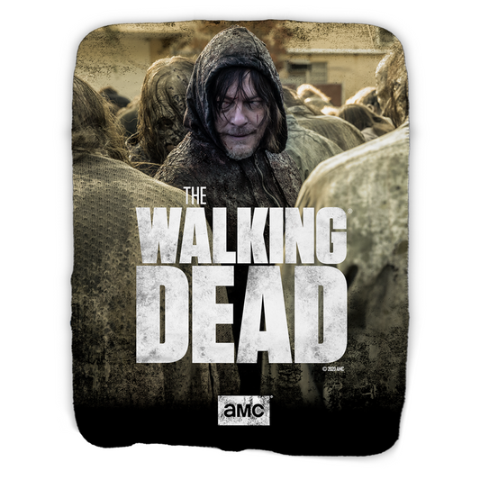 The Walking Dead Daryl Season 10 Sherpa Blanket