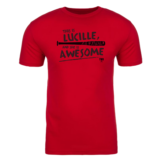 The Walking Dead Lucille Is Awesome Adult Short Sleeve T-Shirt