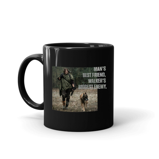 The Walking Dead Man's Best Friend Black Mug