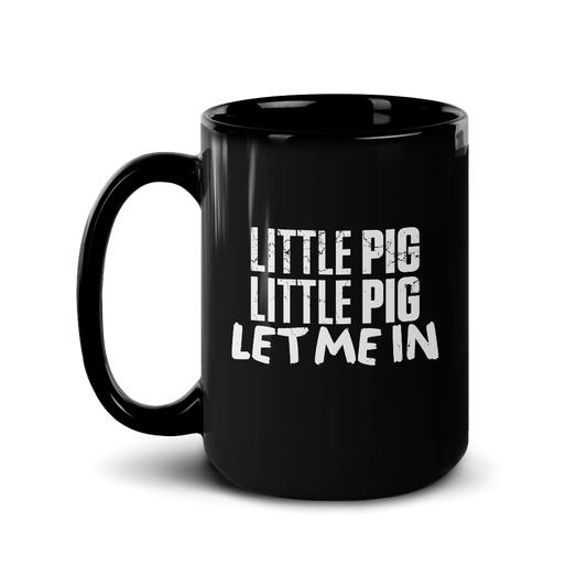 The Walking Dead Negan Little Pig Black Mug