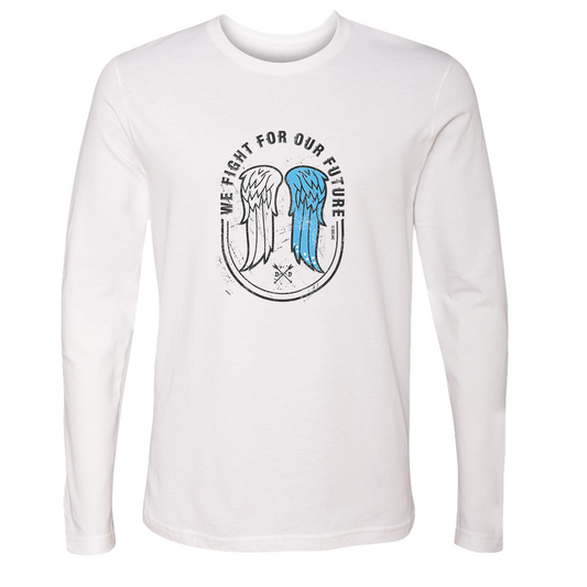 The Walking Dead Wings Adult Long Sleeve T-Shirt