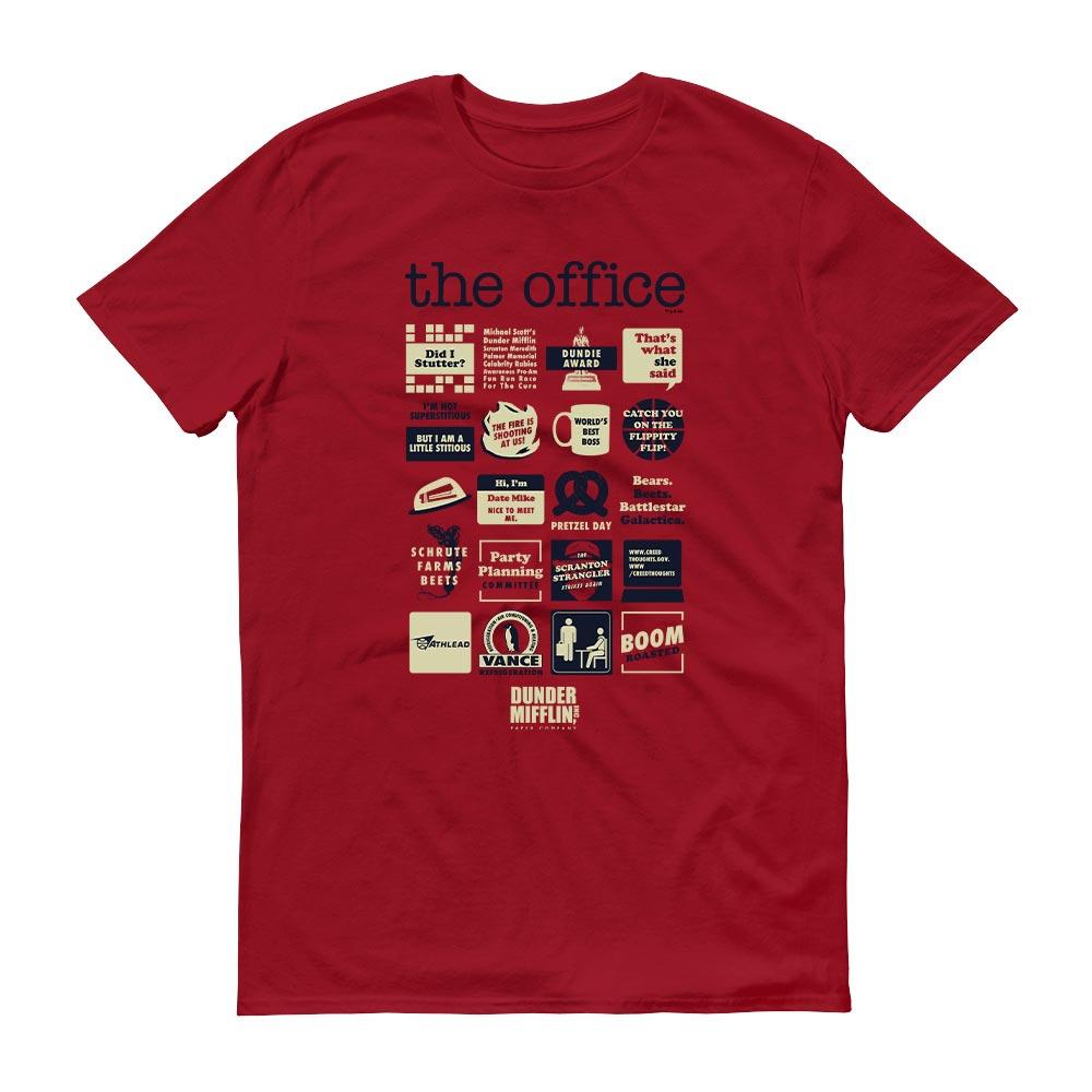 The Office Quote Mash-Up Men's Short Sleeve T-Shirt