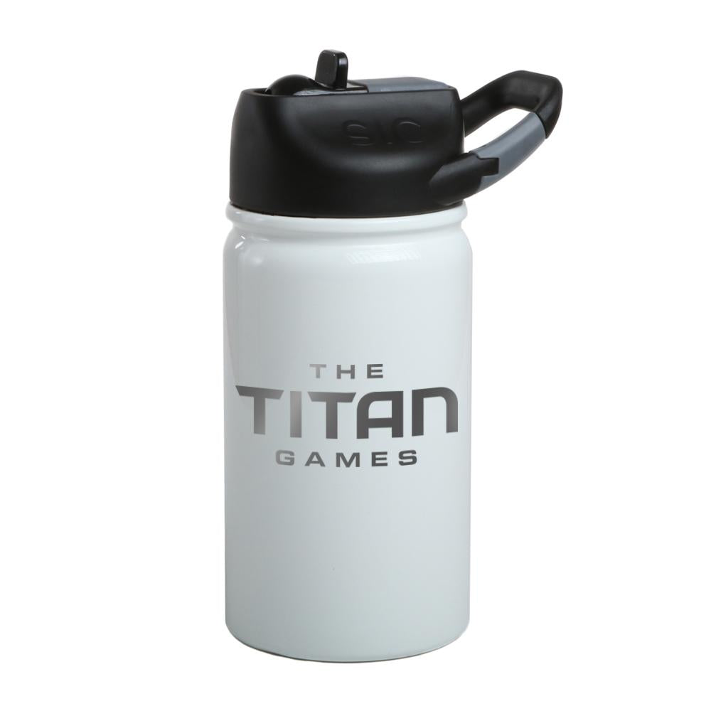 The Titan Games Logo Laser Engraved SIC Water Bottle
