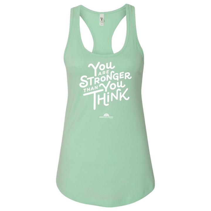 TODAY One Small Thing You are Stronger Women's Racerback Tank Top