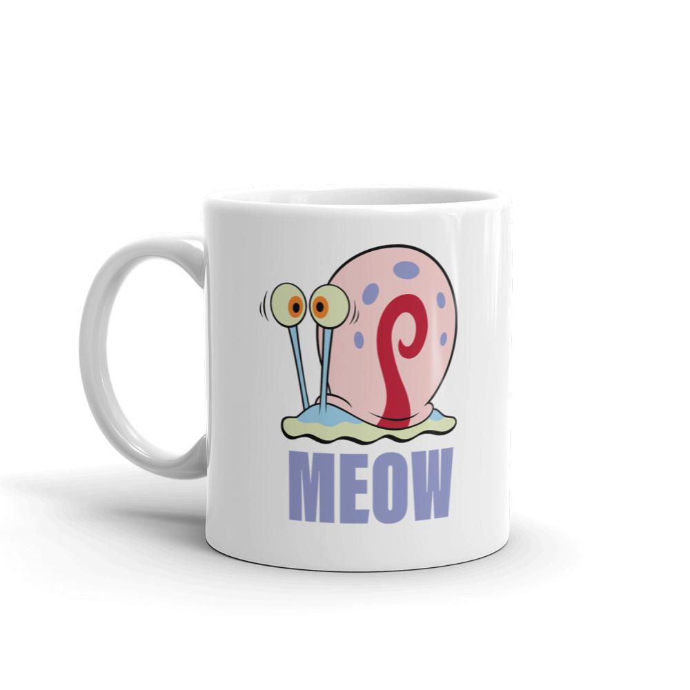Gary Meow White Mug - SpongeBob SquarePants Official Shop