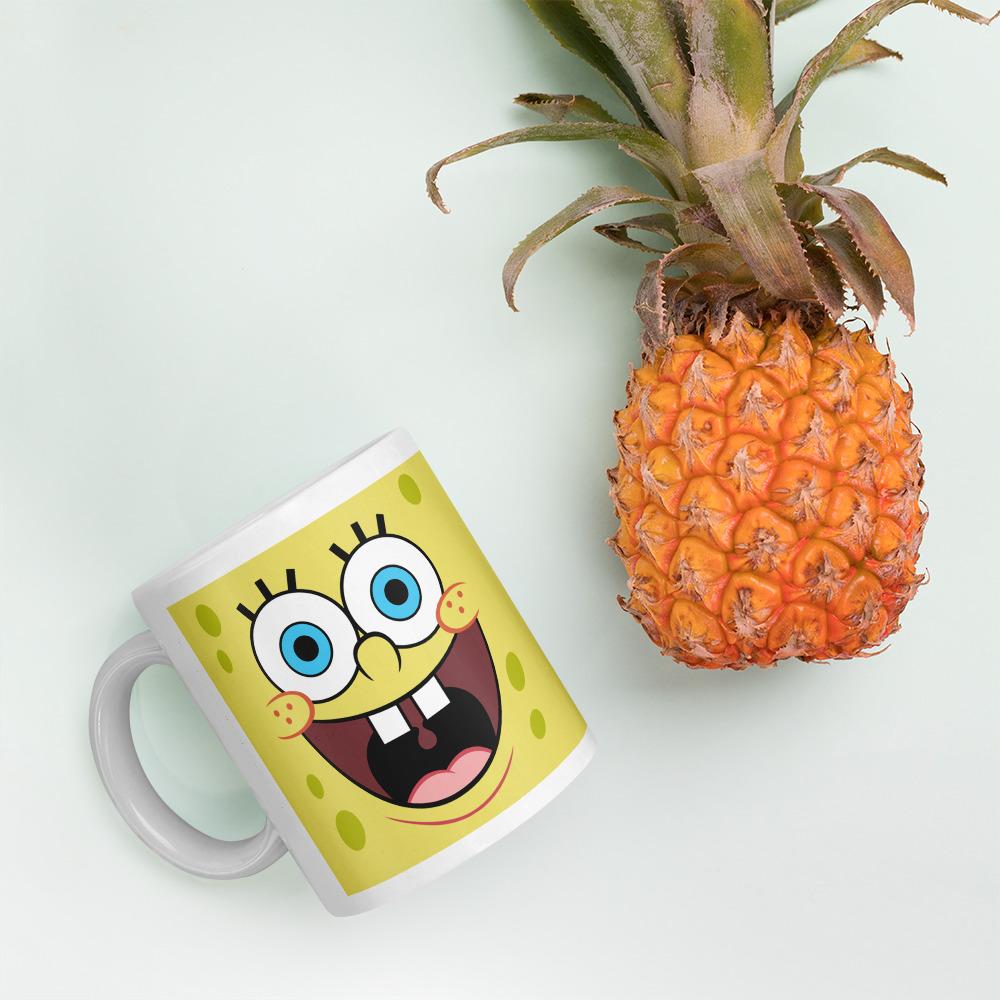 SpongeBob SquarePants Yellow Big Face 11 oz Mug - SpongeBob SquarePants Official Shop