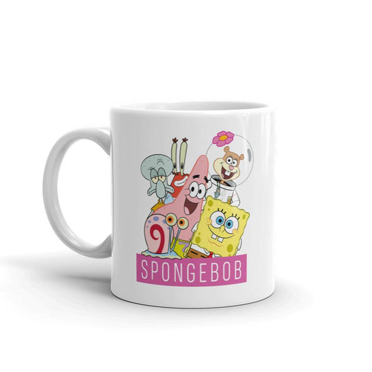 SpongeBob SquarePants Group Shot White Mug - SpongeBob SquarePants Official Shop