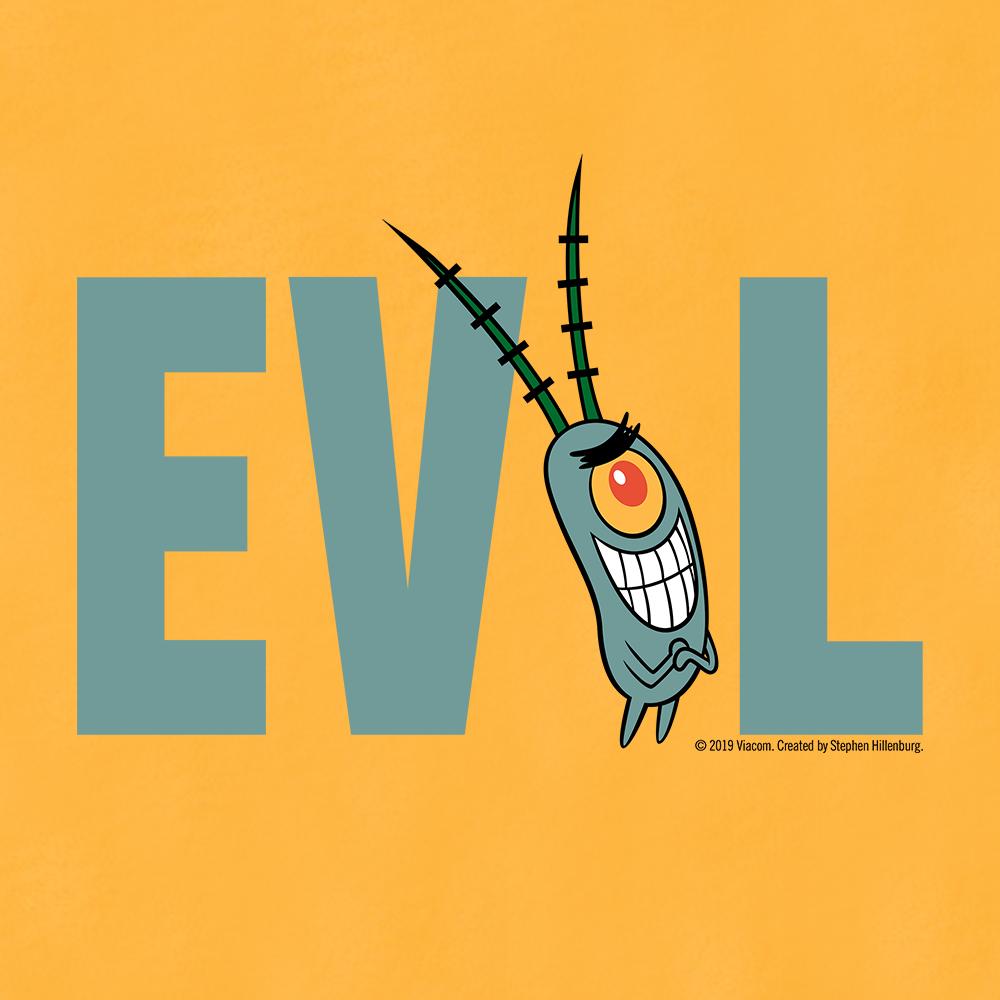 Plankton Evil Fleece Crew Neck Sweatshirt - SpongeBob SquarePants Official Shop
