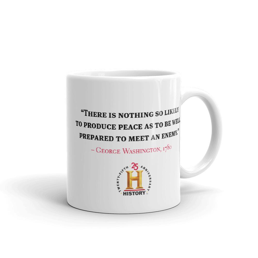 George Washington Produce Peace White Mug