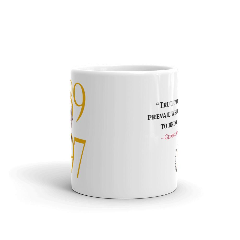 George Washington Truth Will Prevail White Mug