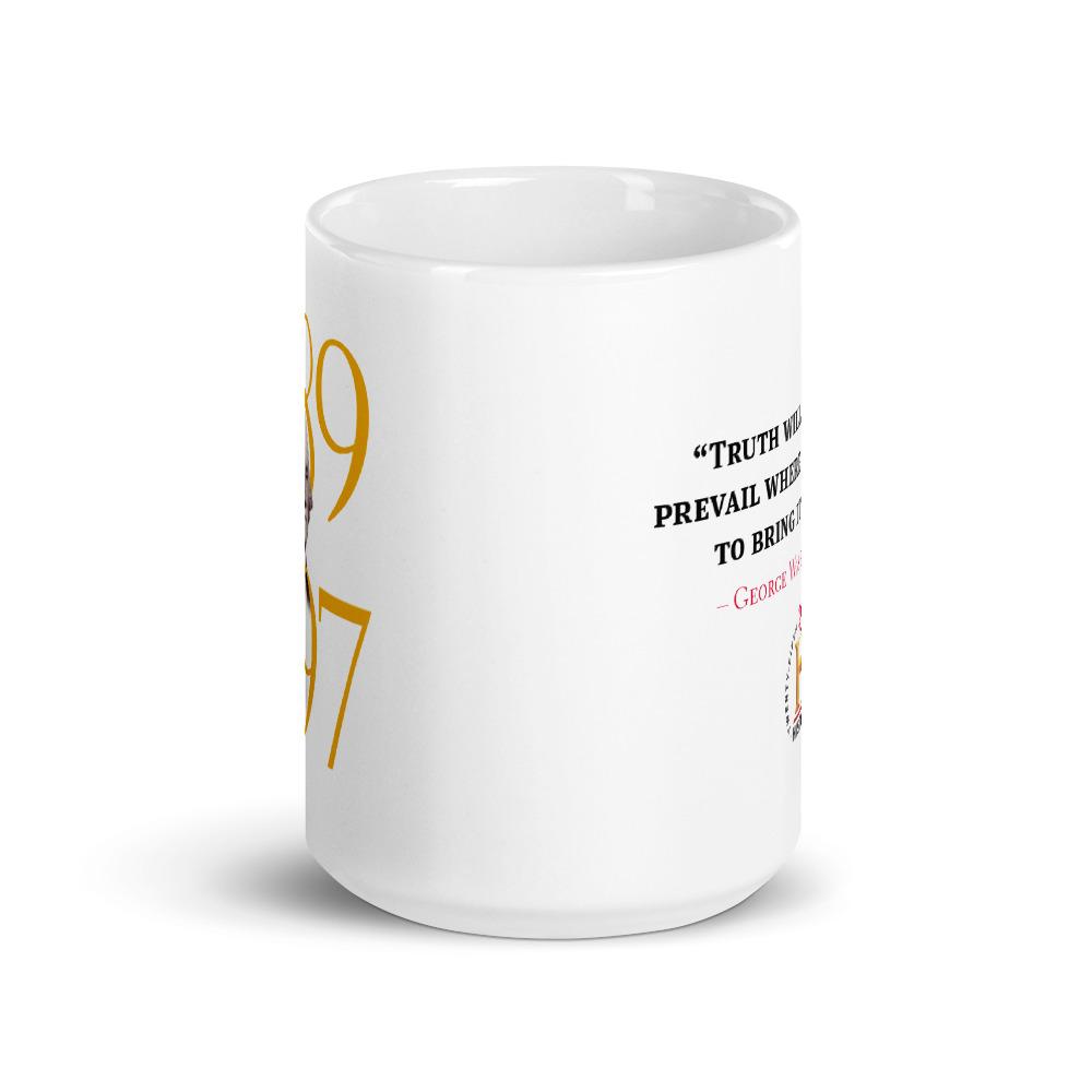 George Washington Truth Will Prevail White Mug