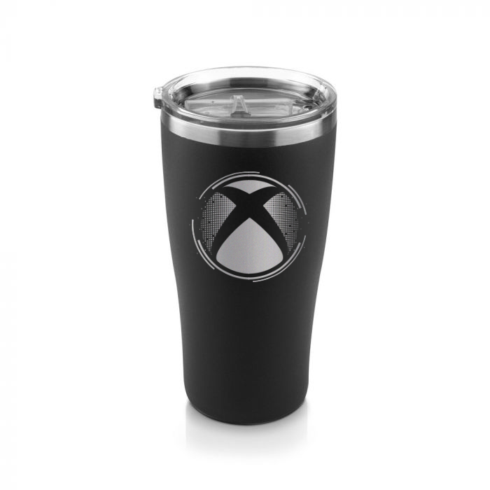 Xbox Pixel Sphere Laser Engraved Tumbler