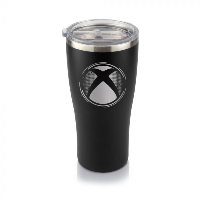 Xbox Pixel Sphere Laser Engraved Tumbler