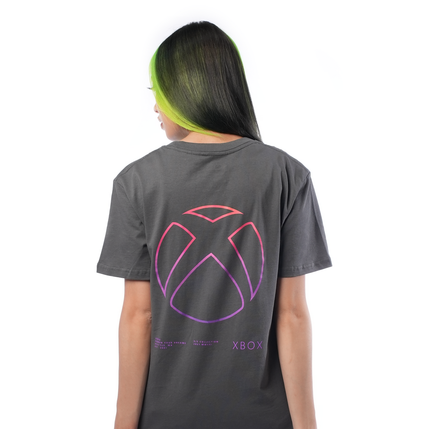 Xbox Summer Wave Charcoal Tee