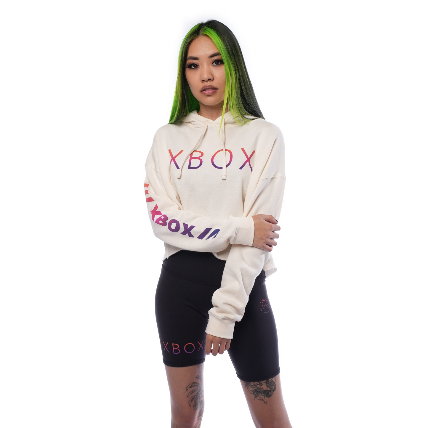 Xbox Summer Wave Women's High Waist Bike Shorts