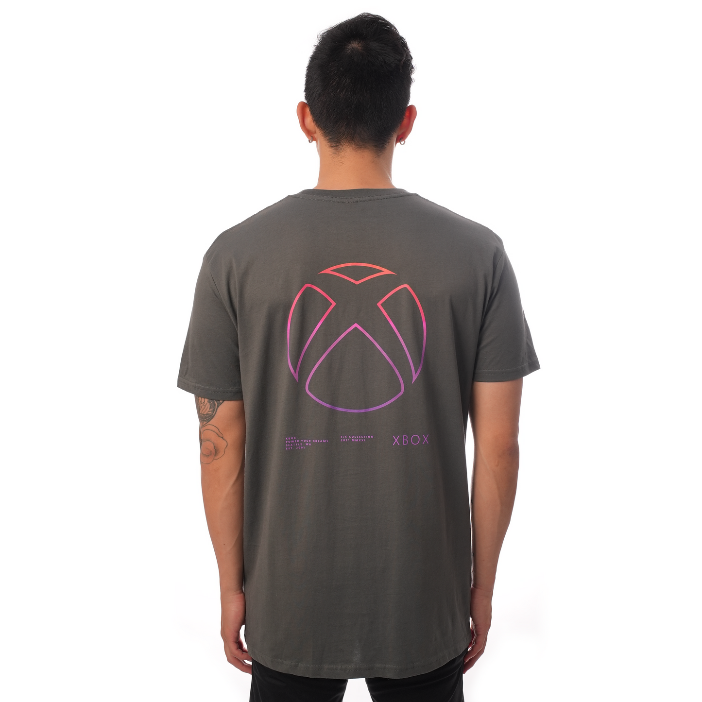 Xbox Summer Wave Charcoal Tee