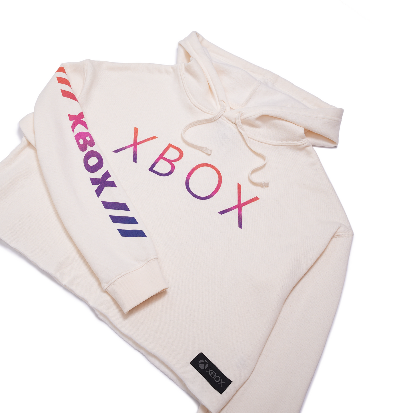 Xbox Summer Wave Cream Women's Crop Hoodie