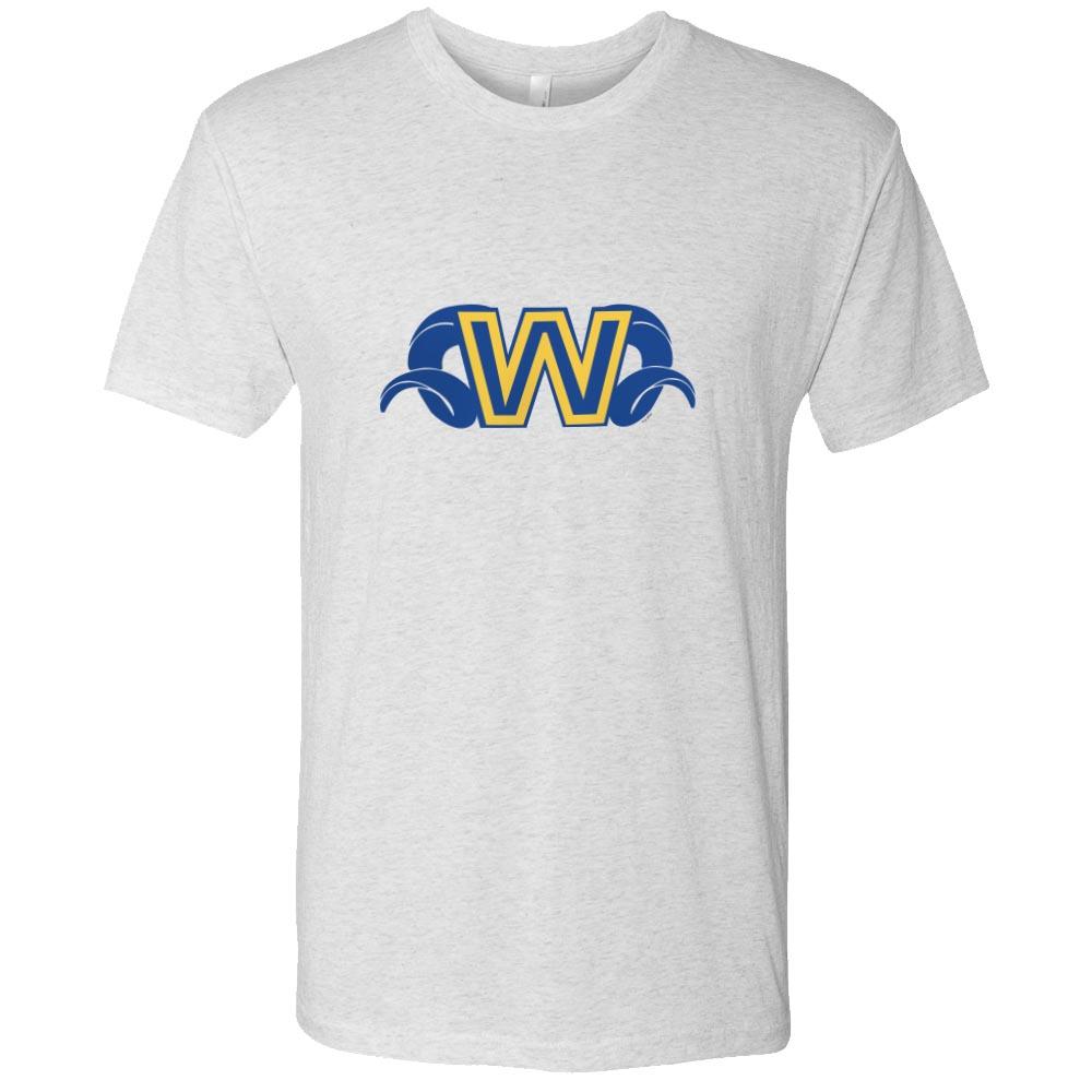 A.P. Bio Whitlock High School Mascot Men's Tri-Blend Short Sleeve T-Shirt
