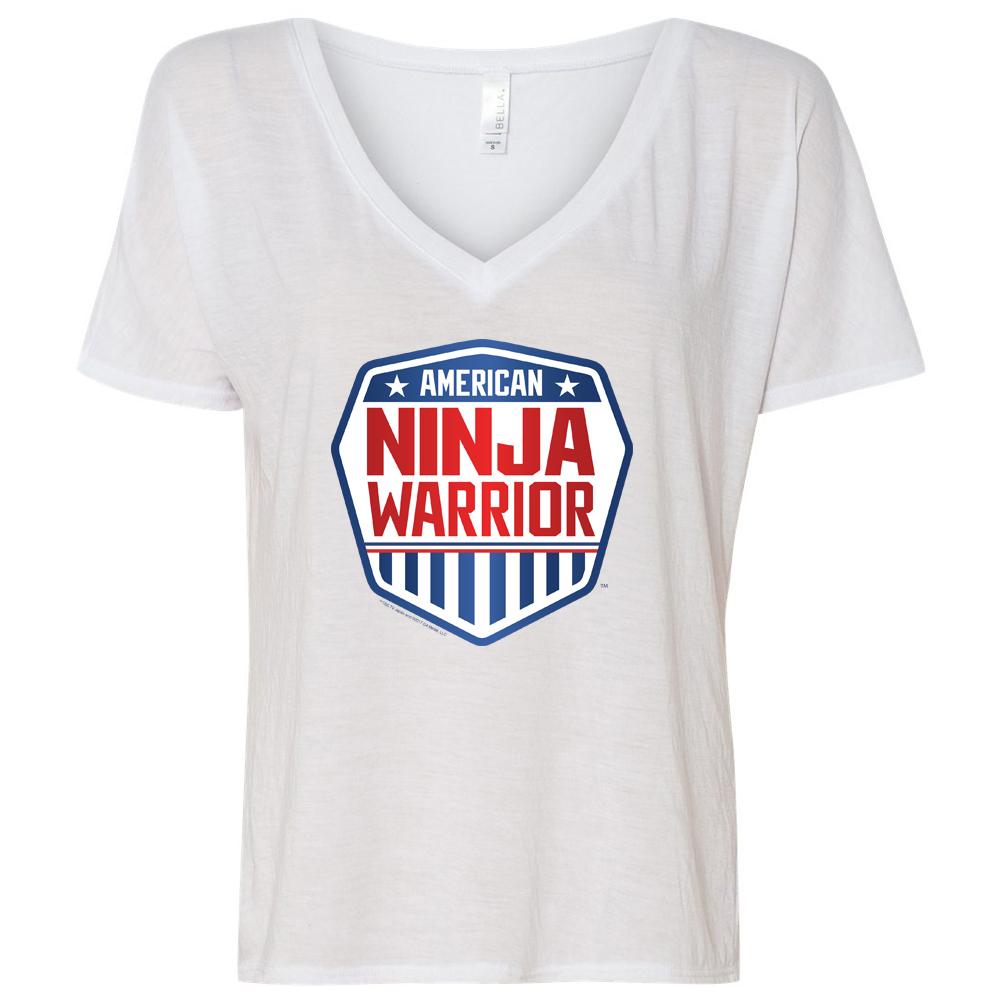 American Ninja Warrior Women's Relaxed V-Neck T-Shirt
