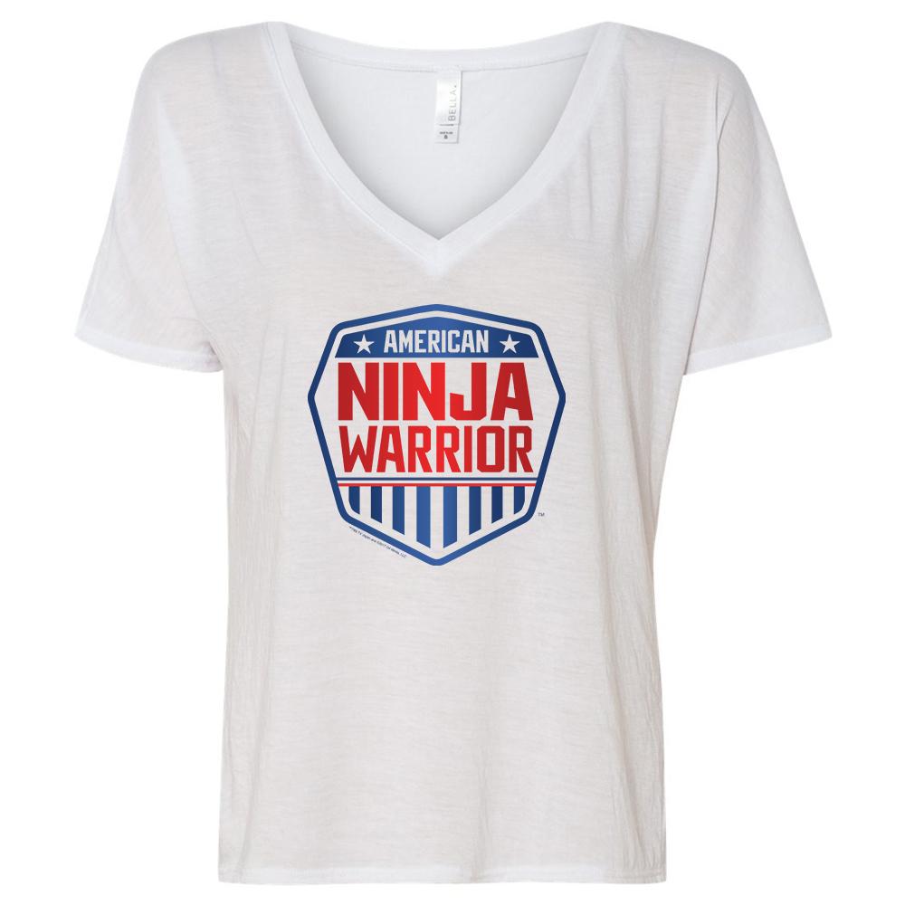 American Ninja Warrior Women's Relaxed V-Neck T-Shirt