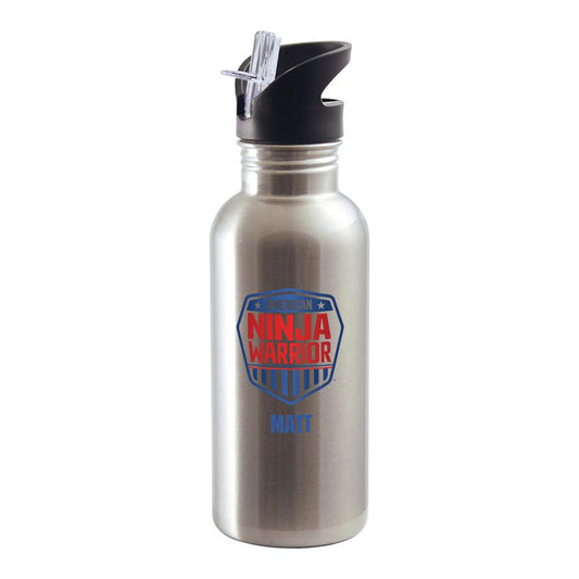 Personalized American Ninja Warrior Stainless Steel Water Bottle