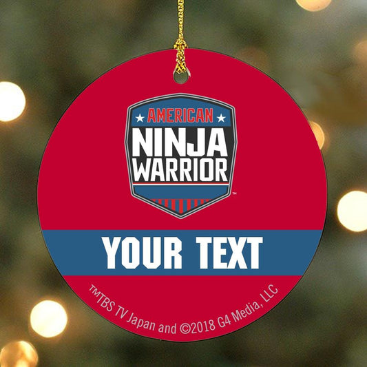 Personalized American Ninja Warrior Ornament