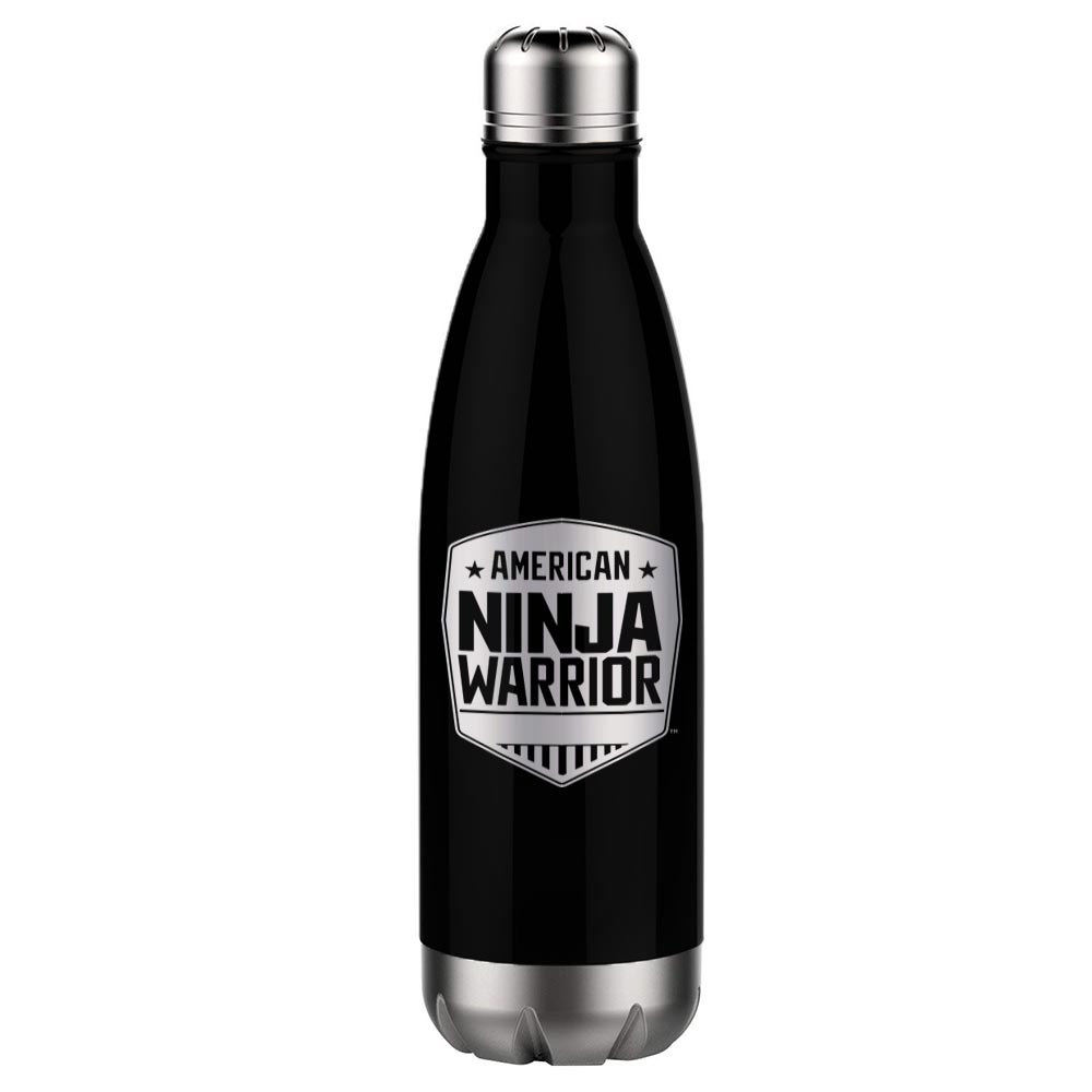 American Ninja Warrior Logo 17 oz Stainless Steel Slim Water Bottle