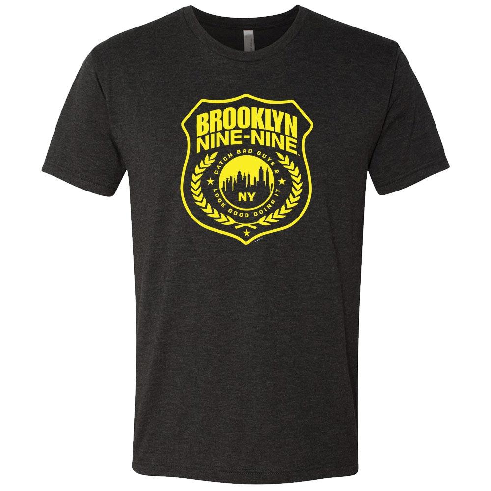 Brooklyn Nine-Nine Badge Men's Tri-Blend Short Sleeve T-Shirt