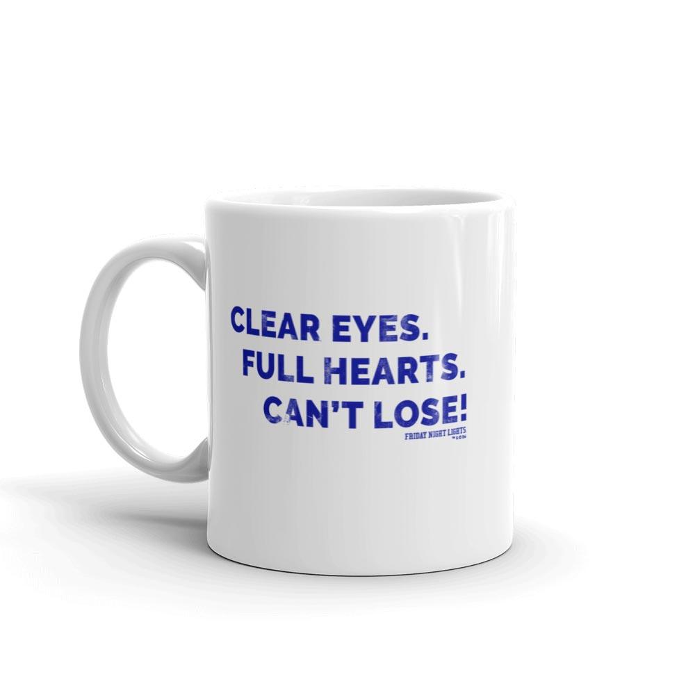 Friday Night Lights Clear Eyes White Mug
