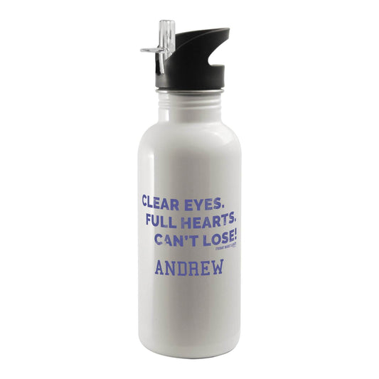 Personalized Friday Night Lights Clear Eyes Water Bottle