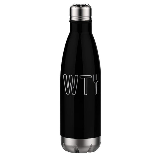 The Good Place WTFork 17 oz Stainless Steel Slim Water Bottle