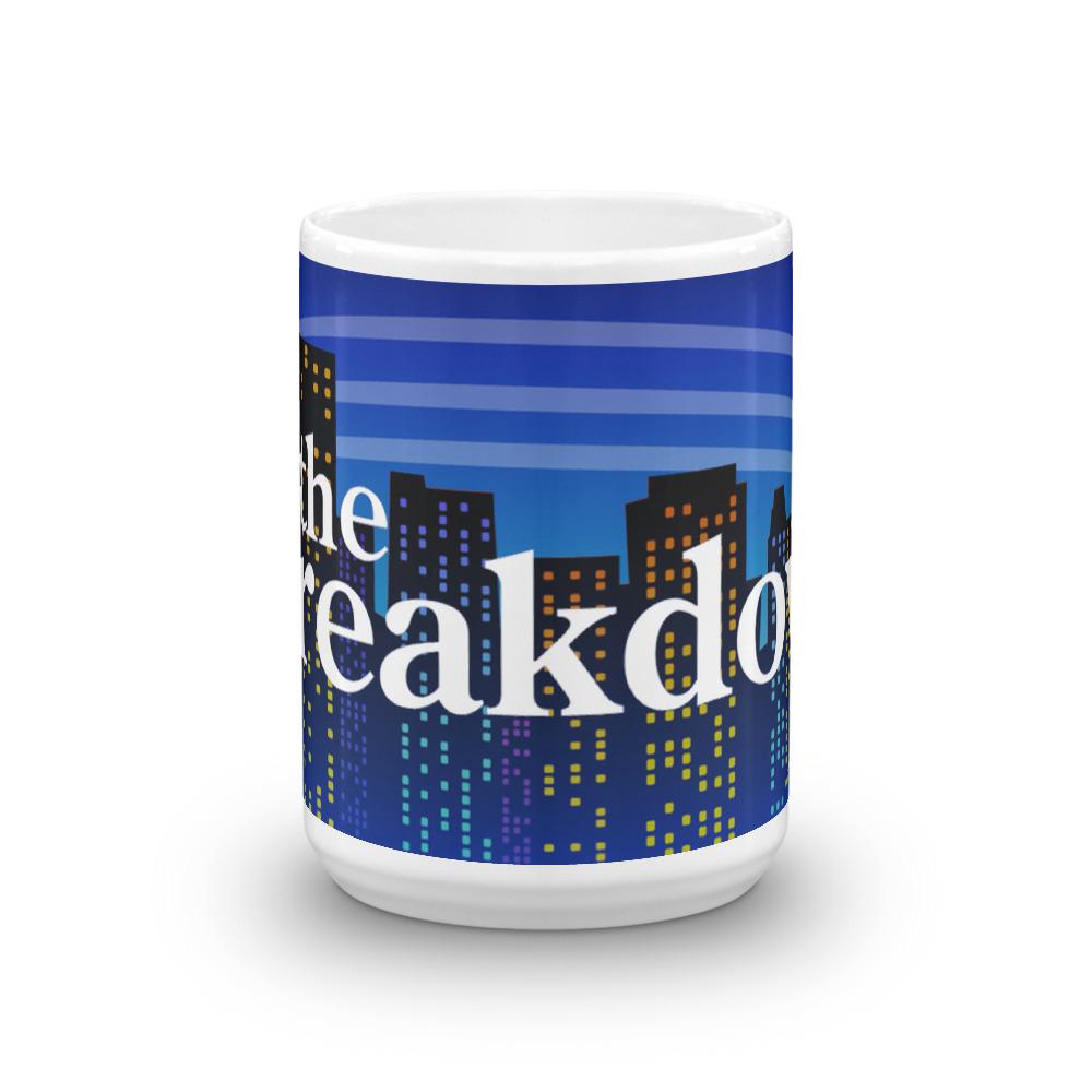 Great News The Breakdown White Ceramic 15 oz Mug