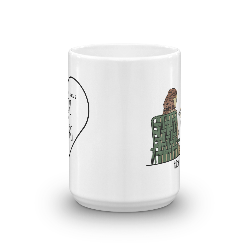 The Office Jim and Pam Roof Date White Mug