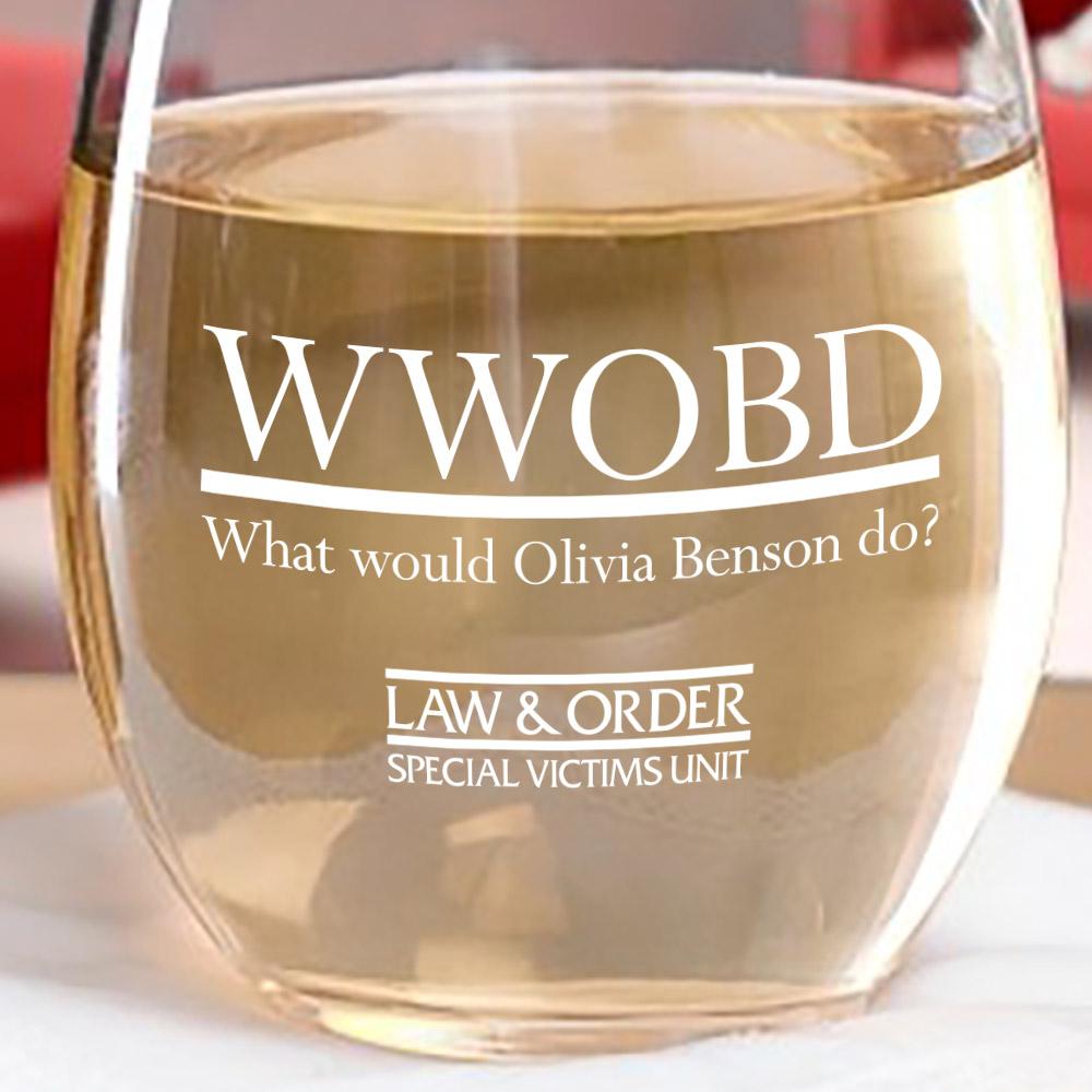 Law & Order: SVU WWOBD Stemless Wine Glass