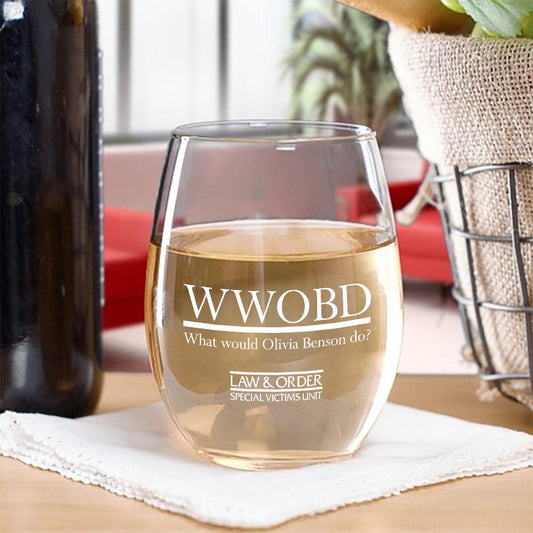 Law & Order: SVU WWOBD Stemless Wine Glass