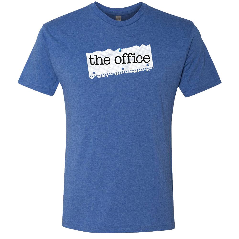 The Office Paper Logo Men's Tri-Blend Short Sleeve T-Shirt