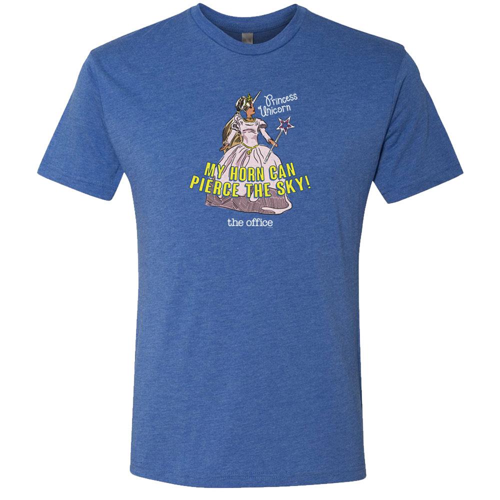 The Office Princess Unicorn Men's Tri-Blend Short Sleeve T-Shirt
