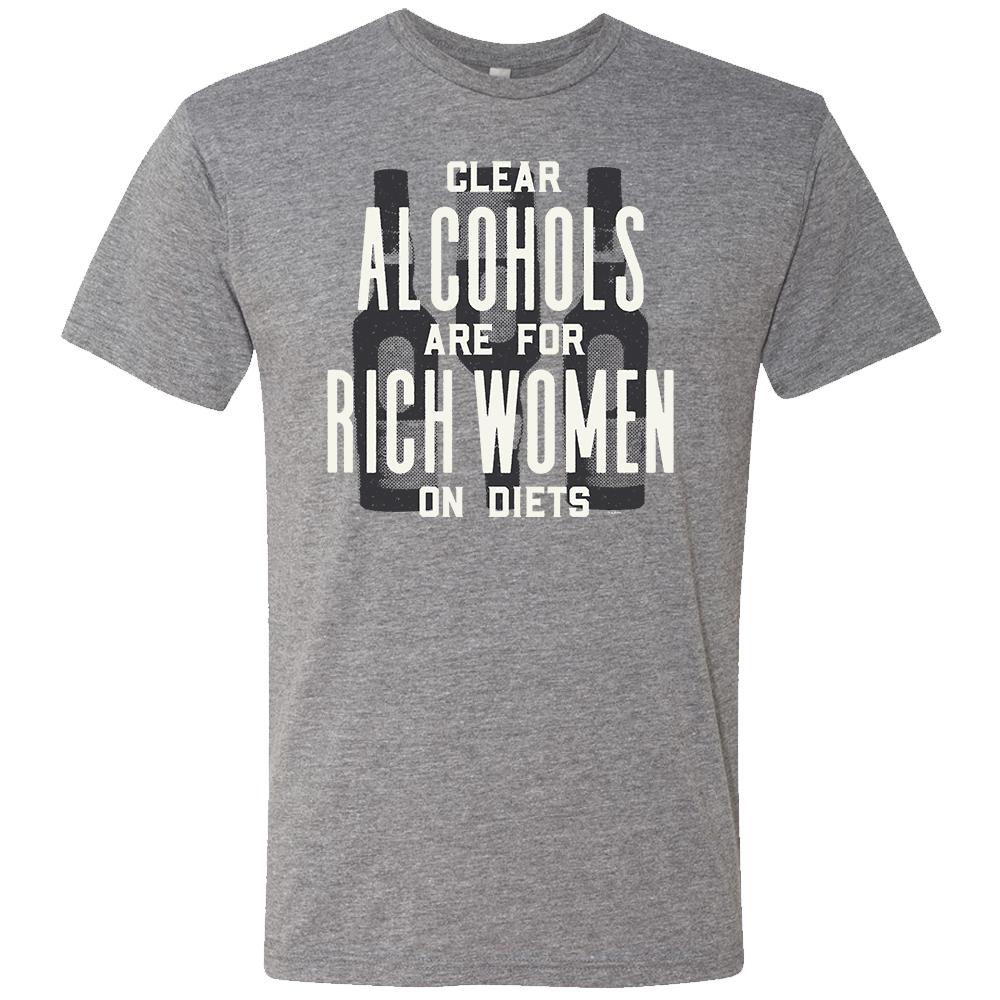 Parks and Recreation Ron Swanson Clear Alcohols Men's Tri-Blend Short Sleeve T-Shirt