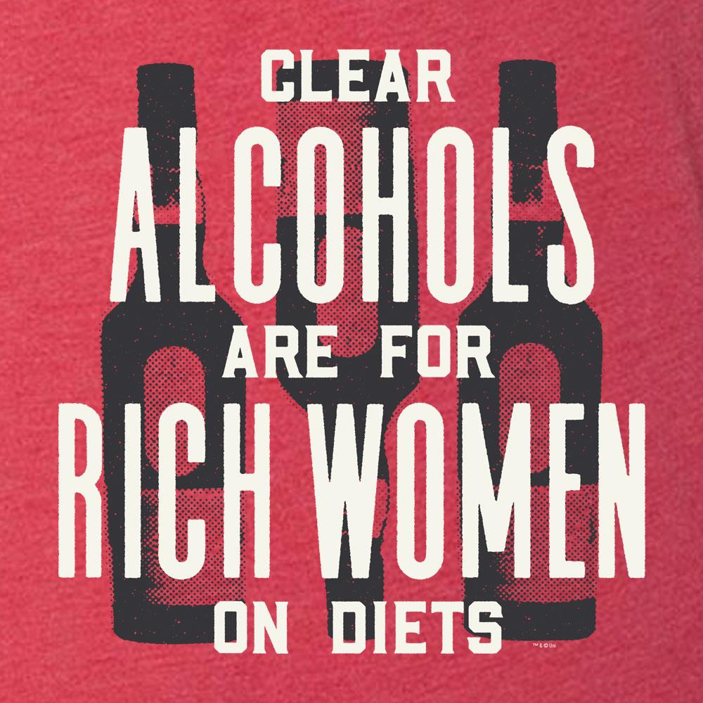 Parks and Recreation Ron Swanson Clear Alcohols Men's Tri-Blend Short Sleeve T-Shirt